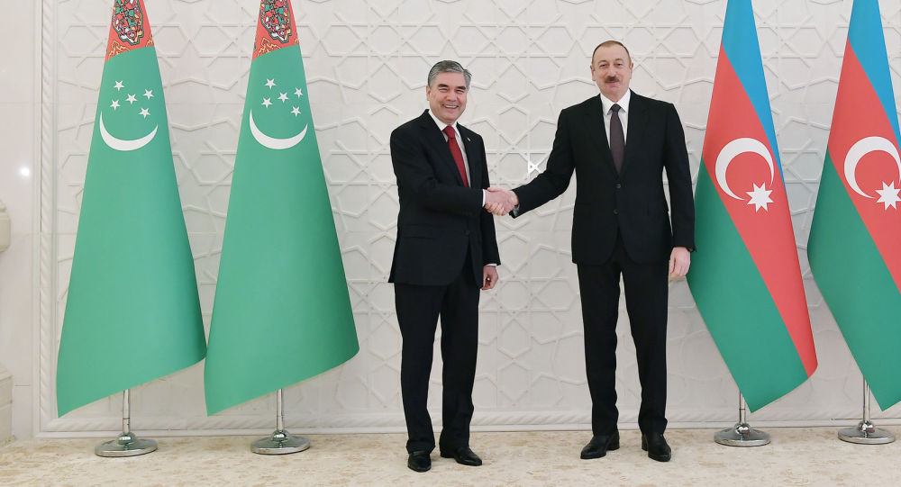 امضا توافقنامه همکاری توسعه مشترک میدان نفتی در دریای خزر توسط آذربایجان و ترکمنستان