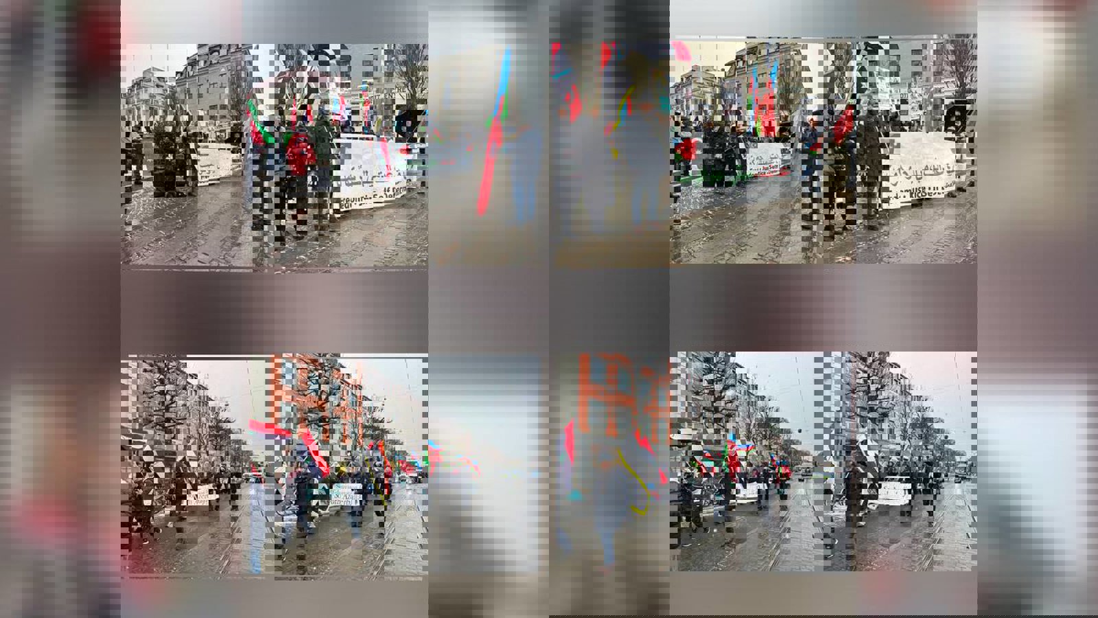 گزارش تصویری از تجمع «آزادلیق، عدالت، میلی حؤکومت» در شهر گوتنبرگ سوئد