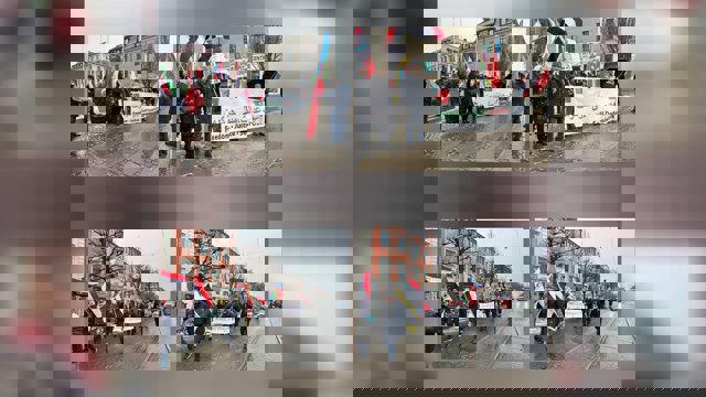 گزارش تصویری از تجمع «آزادلیق، عدالت، میلی حؤکومت» در شهر گوتنبرگ سوئد