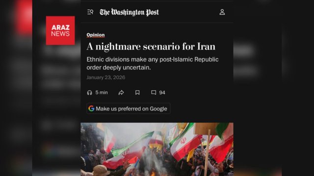 Tanınmış amerikalı analitik: “Azərbaycanlılar Pəhləvi adı altında avtoritar fars şovinizminin qayıtmasından narahatdırlar”