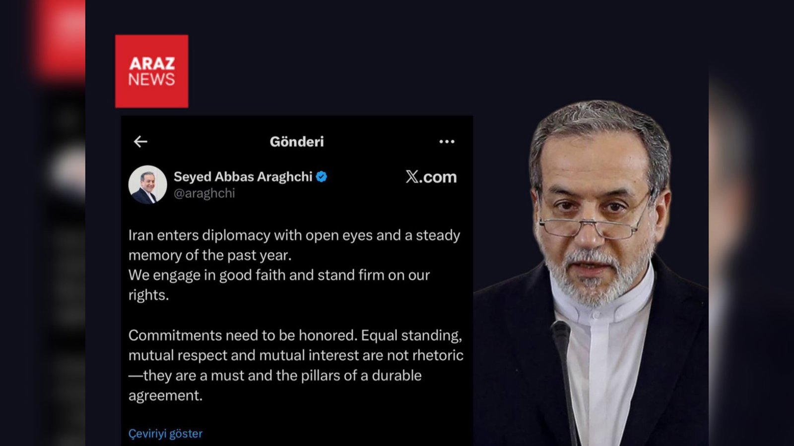 عراقچى پيش از مذاكرات مسقط: ايران با «چشمانى باز» وارد ديپلماسى مى شود