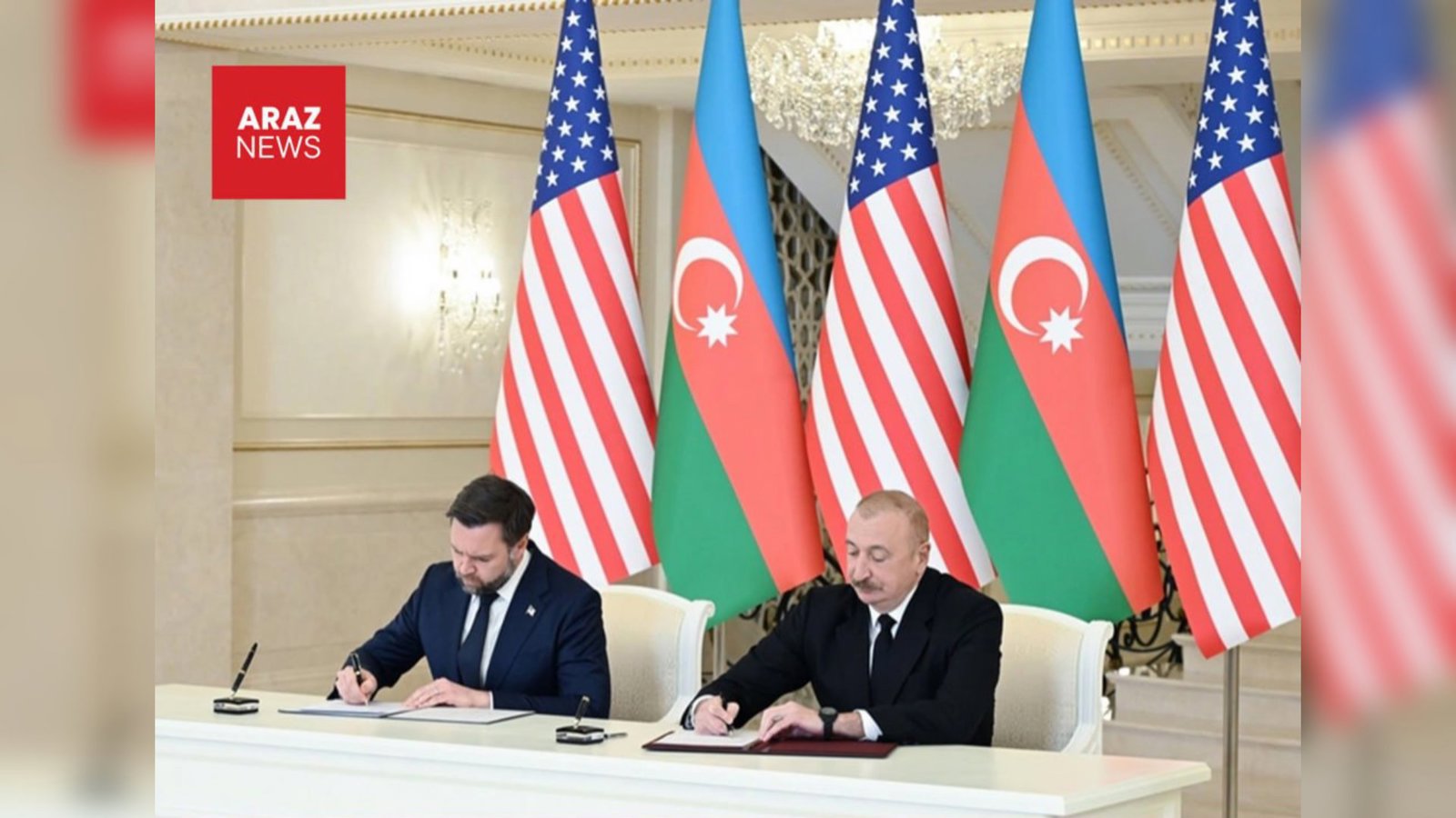  امضای «منشور مشارکت راهبردی» میان آذربایجان و آمریکا      