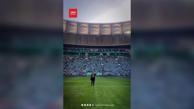 موسیقی حماسی به سبک شامانیسم دین باستانی تورکان استادیوم را به لرزه درآورد