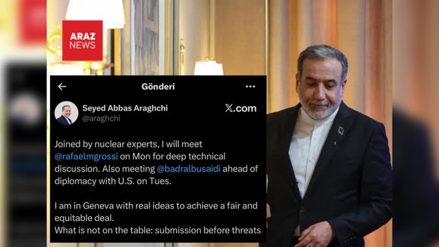 عراقچی:با ایده‌های واقعی به ژنو آمده‌ایم