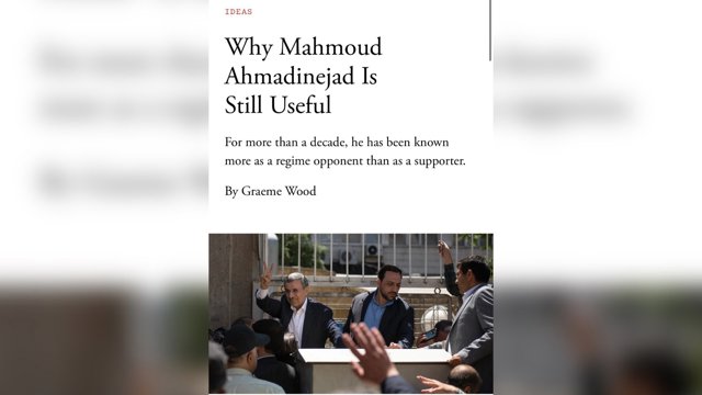  آتلانتیک: ناپدید شدن احمدی‌نژاد پس از حمله به نارمک؛ «عملیات آزادسازی»؟                    