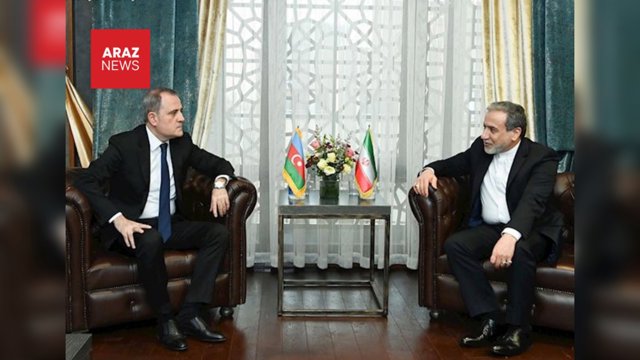  تماس عراقچی با وزیر خارجه آذربایجان پس از حمله به نخجوان                