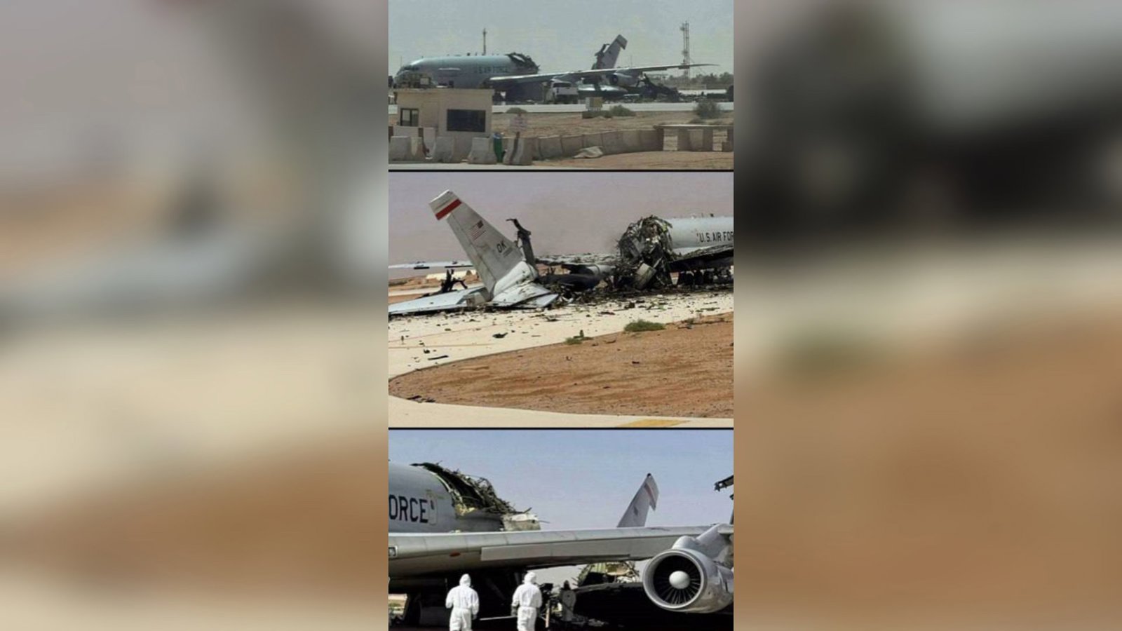 E-3G سنتری آمریکا در پایگاه پرنس سلطان عربستان نابود شد