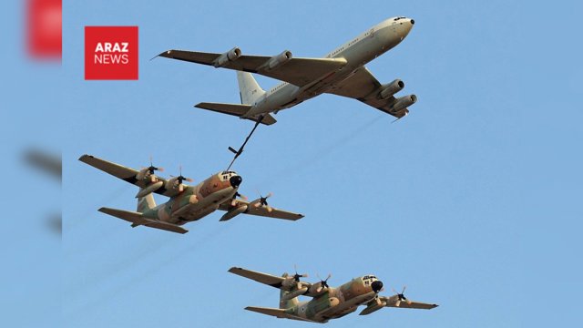ارتش اسرائيل بيش از ٢٠٠٠ عمليات سوخت گیرى هوايى در آسمان خاورميانه انجام داده است