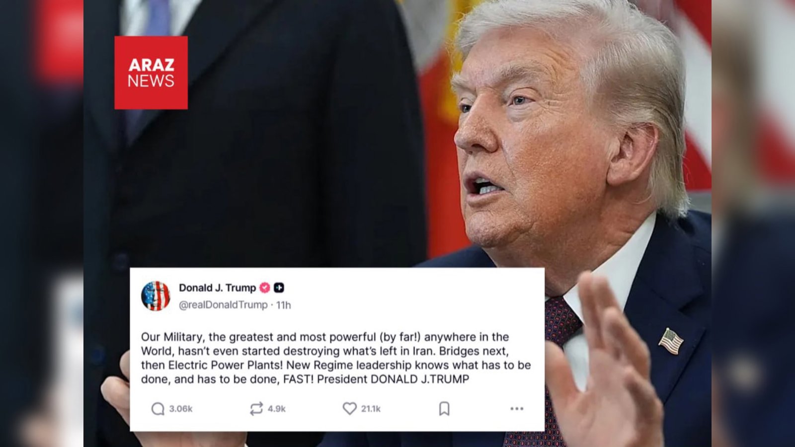 Trampdan yeni təhdid: Körpülərdən sonra növbə elektrik stansiyalarına çatacaq