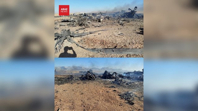  انهدام هواپیمای آمریکایی در ایران پس از عملیات نجات خلبانان                 