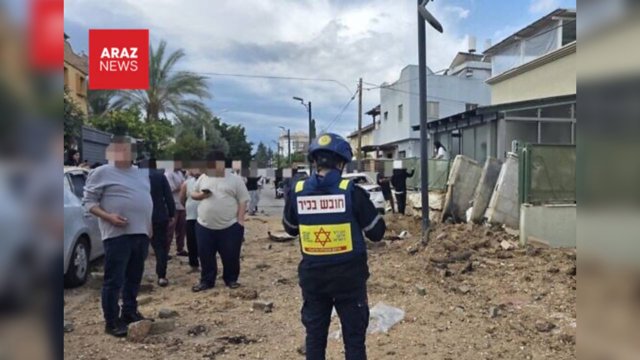 حمله موشكى ايران با مهمات خوشه اى به مركز اسرائيل