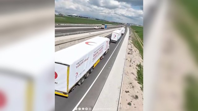  Türkiyədən İrana humanitar yardım göndərildi: bir neçə yük maşını ölkəyə daxil oldu
