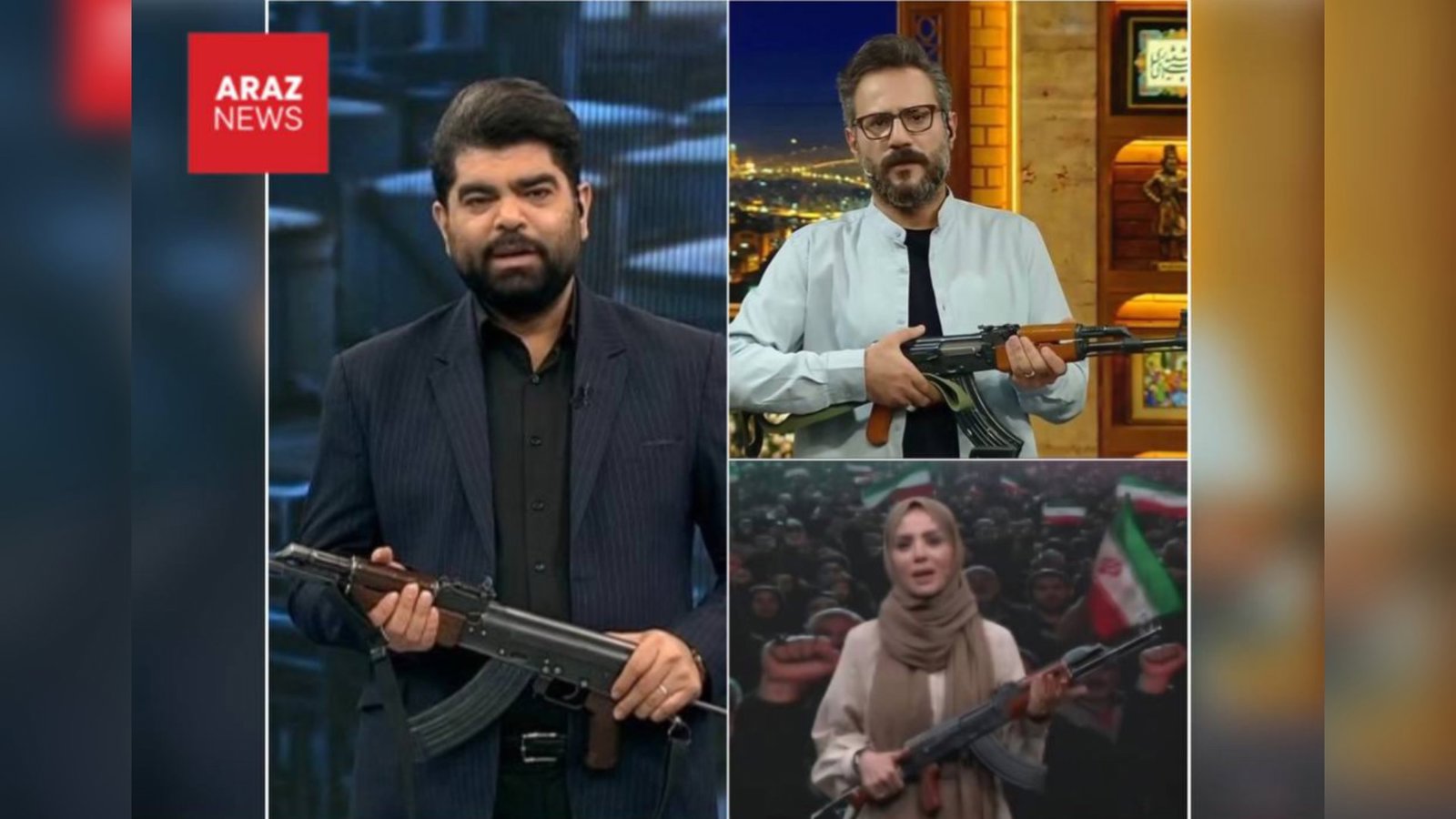  İran rejiminin dövlət televiziyası Kalaşnikovla istifadə təlimini efirə çıxardı