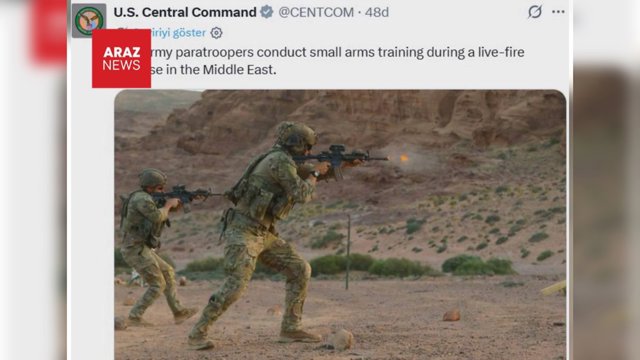  Trampın İrana qarşı yeni təhdidləri fonunda: CENTCOM ABŞ paraşütçülərinin Yaxın Şərqdə təlim keçdiyini açıqlayıb