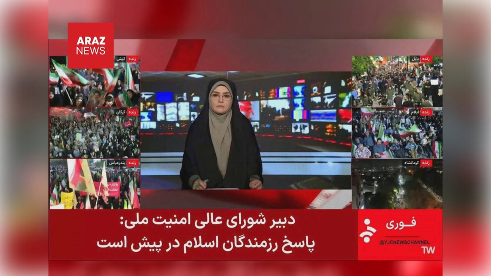دبیر شورای عالی امنیت ملی ایران: پاسخ نیروهای جمهوری اسلامی در پیش است