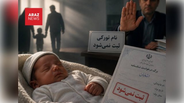 محرومیت ۸۰ روزه یک کودک آذربایجانی از شناسنامه؛ ثبت احوال تبریز نام تورکی «ائلخان» را ممنوع کرد