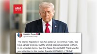 ترامپ: گفت‌وگوها با ایران ادامه می‌یابد، اما آتش‌بس پایان یافته است