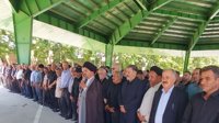 مراسم تشییع پیکر آشیق «علی یئکانلی» در باغ رضوان اورمیه برگزار شد