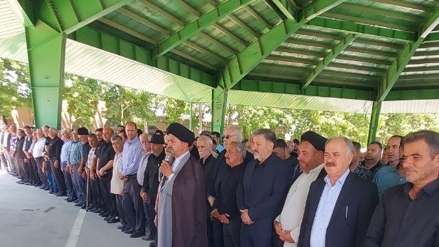 Aşıq Əli Yekanhlının cənazəsi Urmiyənin Bağ Rızvan qəbiristanlığında dəfn edildi
