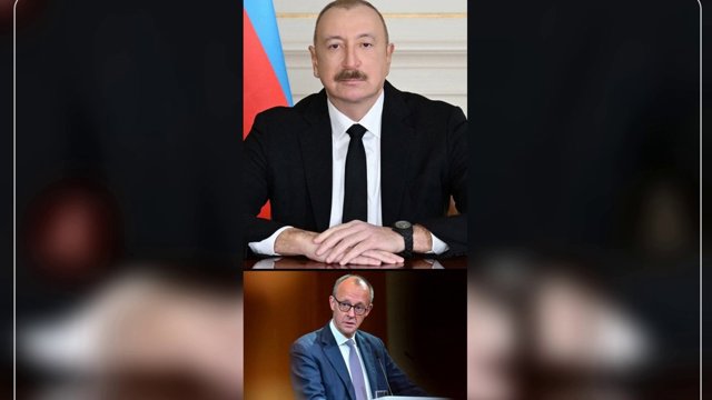 دیدار صدراعظم آلمان با رئیس‌جمهور آزربایجان درباره انرژی و صلح منطقه‌ای