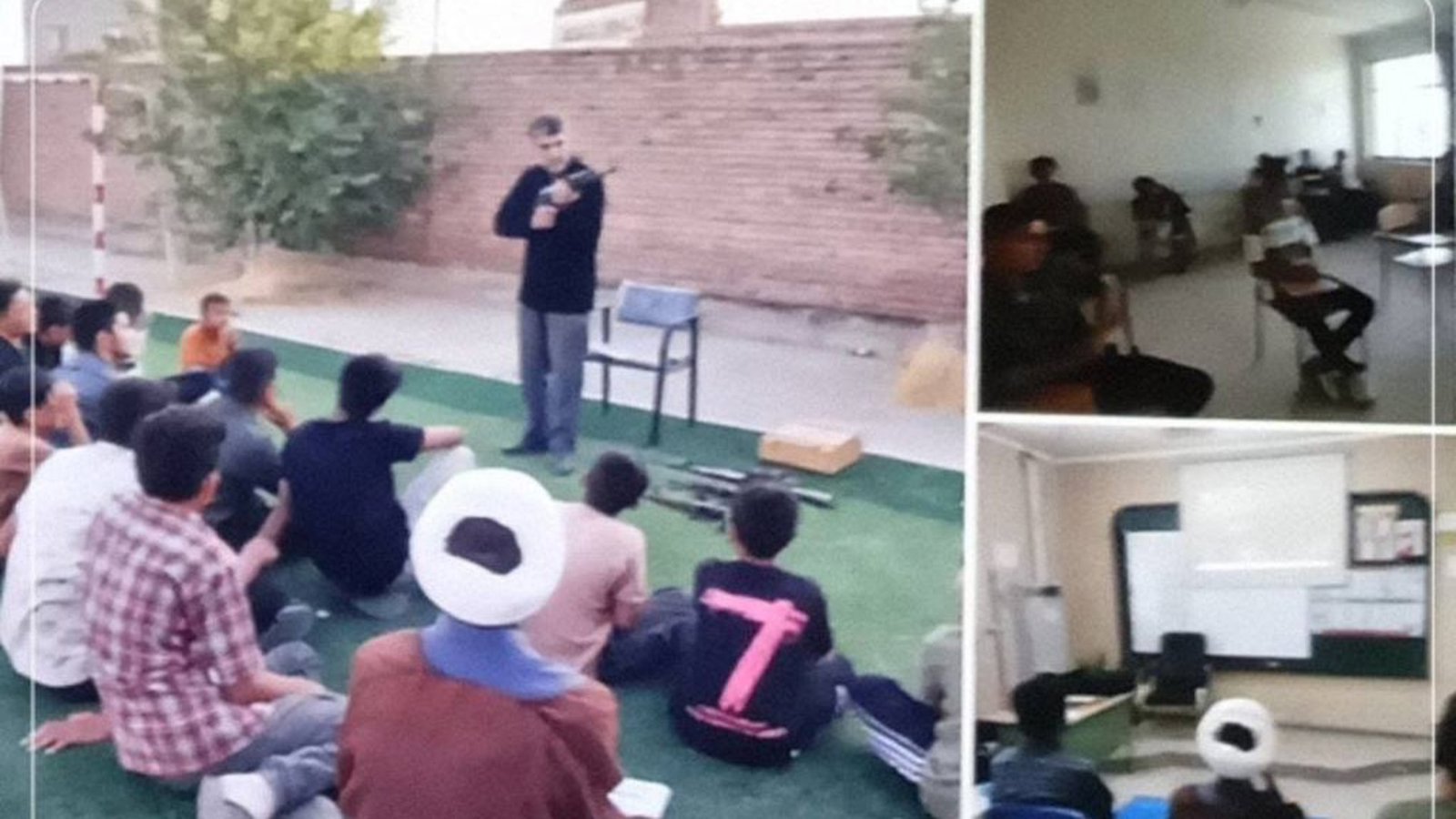 ایران رژیمی اوشاقلاری ساواشا حاضیرلاییر؛ گۆنئی آذربایجانلی تورک اوشاقلارا دا حربی تعلیم وئریلیر