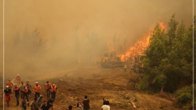 آتش‌سوزی‌های گسترده اروپا؛ صدها هزار نفر در اسپانیا و فرانسه در معرض خطر