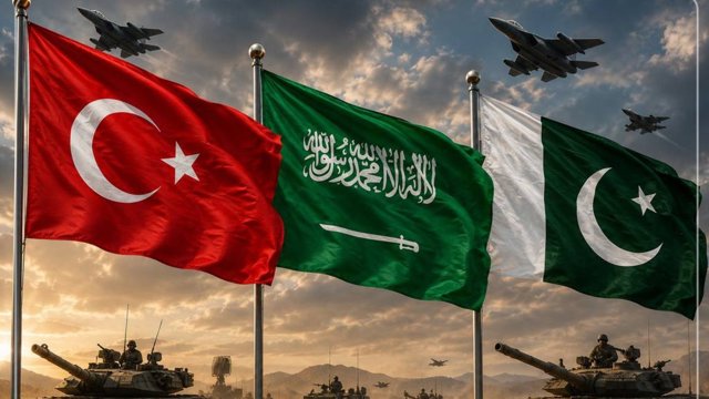 تورکیه، سعودی عربیستان و پاکیستان اوچلو مودافعه ‌آنلاشماسی ایمضالاییرلار