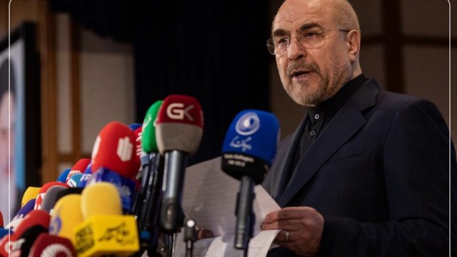 محمدباقر قالیباف، رئیس مجلس: تشدید محاصره دریایی آمریکا در تنگه هرمز پاسخ نظامی خواهد داشت