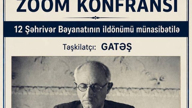 ZOOM KONFRANSI: 12 Şəhrivər Bəyanatının ildönümü münasibətilə