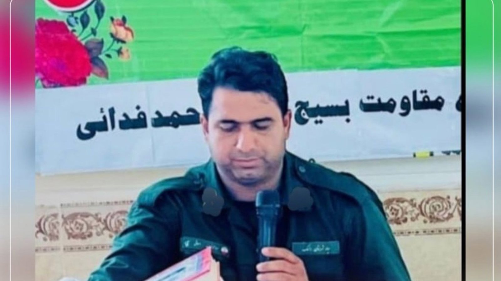 فرماندهٔ بسیج پارود در حمله مسلحانه مقابل خانه‌اش کشته شد