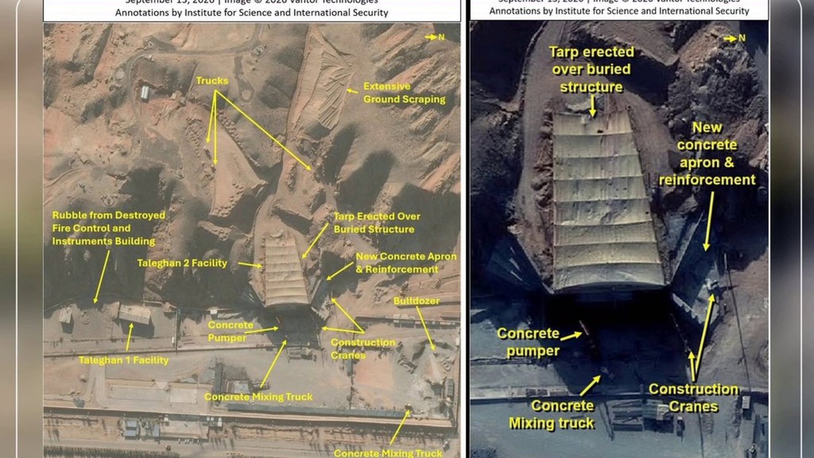 بازسازی شتابان سایت هسته‌ای پارچین زیر پوشش برزنت؛ سومین دور نوسازی «طالقان ۲»