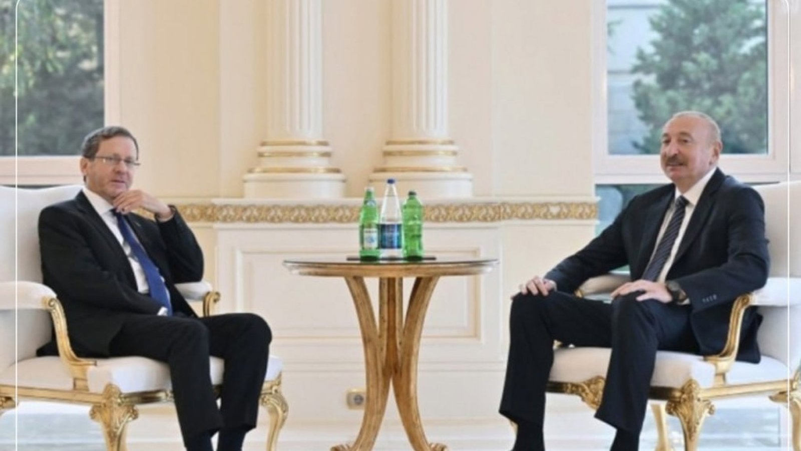 Azərbaycan Prezidenti İlham Əliyev İsrail Prezidenti ilə görüşüb