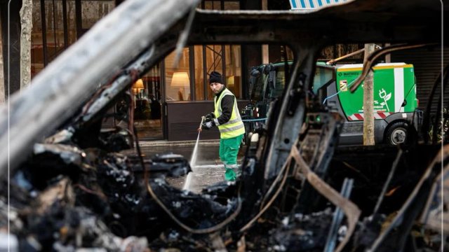 Fransa etirazlar alovunda: 2400 nəfər saxlanılıb, yüzlərlə mağaza dağıdılıb