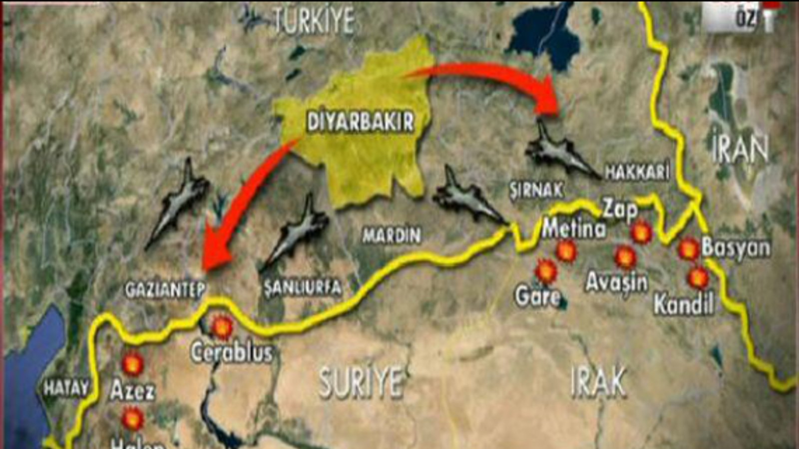 حمایت مسعود بارزانی از حمله ارتش ترکیه به گروهک تروریستی پ.ک.ک