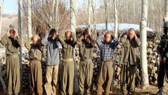 ۸ تروریست پ ک ک تسلیم نیروهای امنیتی ترکیه شدند