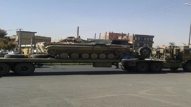 نقل و انتقال گسترده ادوات نظامی سپاه در غرب آزربایجان