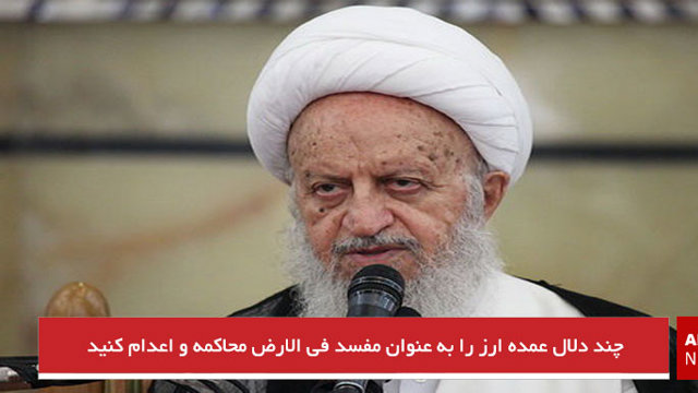 چند دلال عمده ارز را به عنوان مفسد فی الارض محاکمه و اعدام کنید