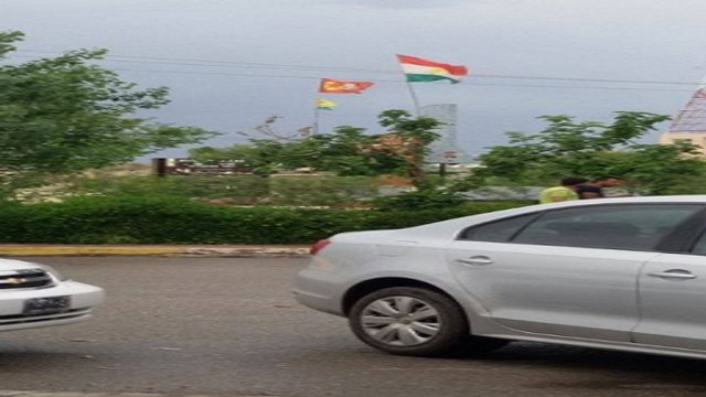 بر افراشتن پرچم گروه تروریستی پ ک ک در کرکوک