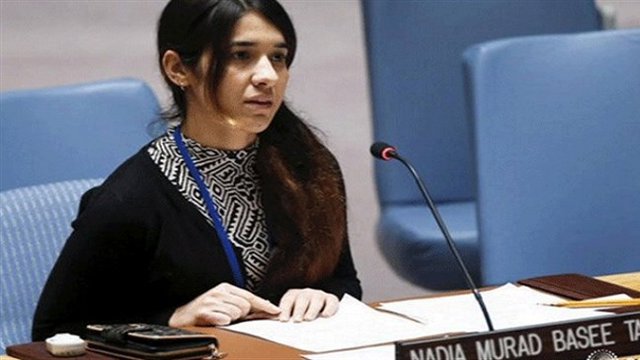 انتخاب یک قربانی جنسی داعش به عنوان سفیر حسن‌نیت سازمان ملل