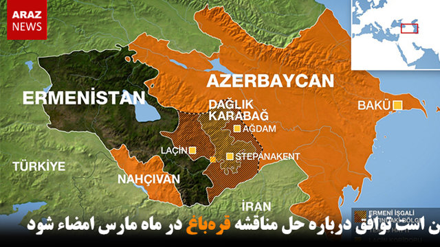 ممکن است توافق درباره حل مناقشه قره‌باغ در ماه مارس امضاء شود