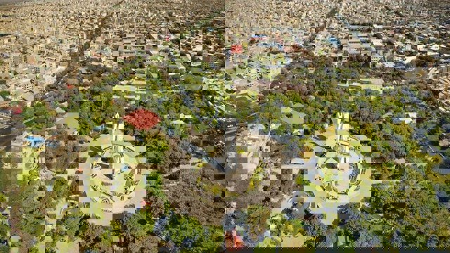 گولوستان باغی و اؤزوموزدن اولان بالتالار