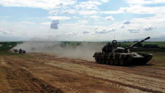 حملات خمپاره ای اشغالگران ارمنی به اراضی آزربایجان شمالی