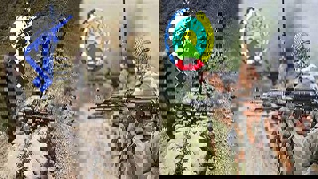 درگیری سپاه و گروه تروریستی دموکرات در سویوق بولاغ (مهاباد) آزربایجان