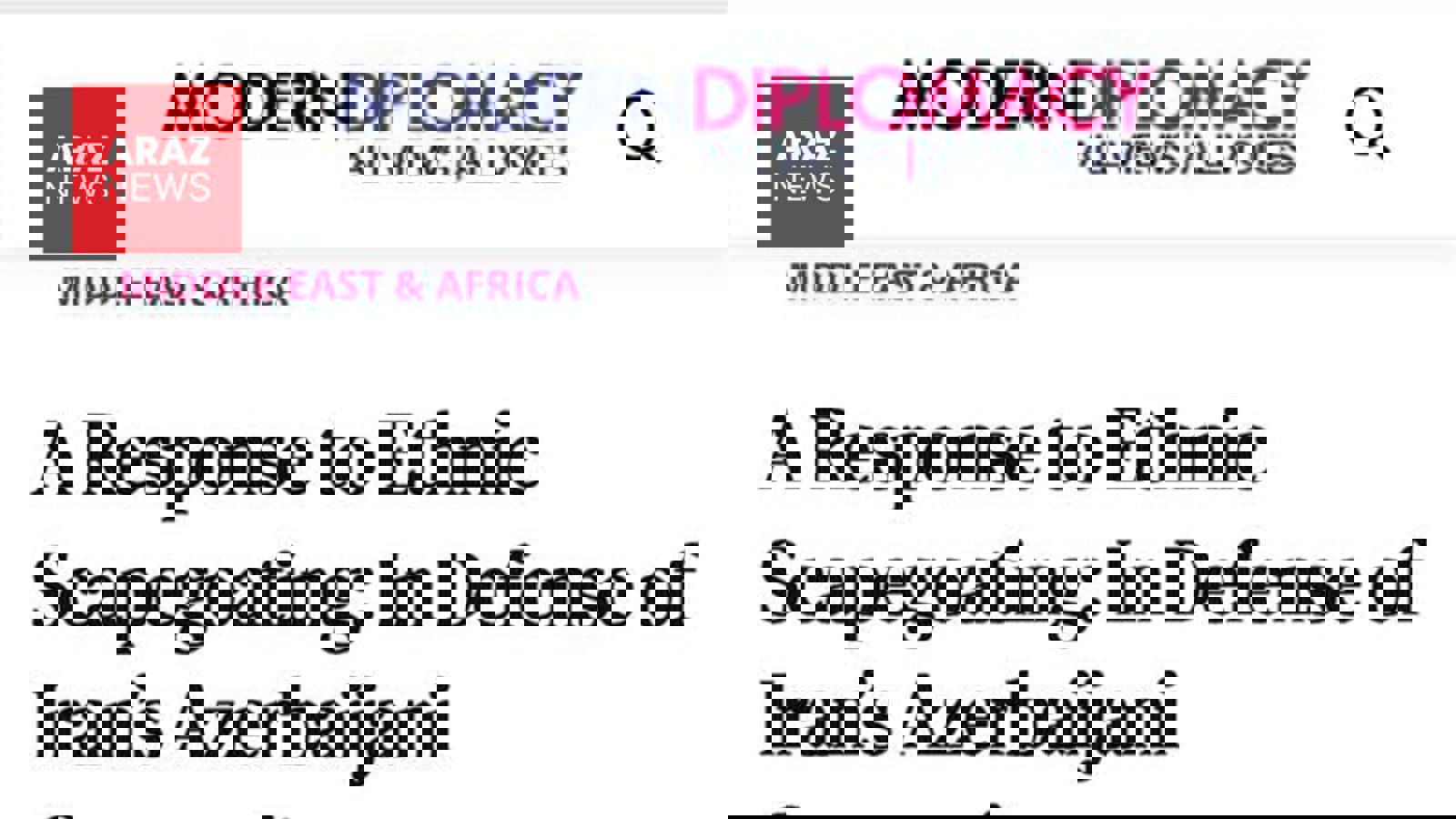 مقاله‌ انتقادی بابک چلبیانلی علیه نژادپرستی سازمان‌یافته در ایران در مدرن دیپلماسی منتشر شد