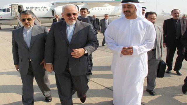 وزیر خارجه امارات خطاب به  ظریف: سفارتخانه‌ها را آتش نزنید و دیپلمات‌ها را گروگان نگیرید