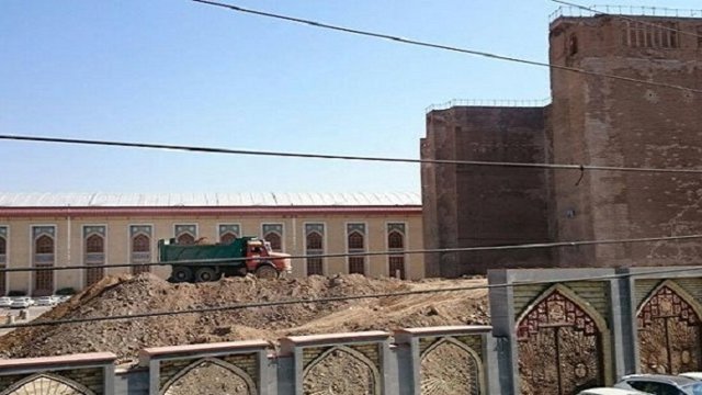 پروژه ساخت پارکینگ در حریم ارک تبریز متوقف شد