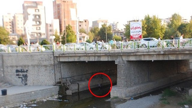 پیدا شدن یک جسد زیر پل شهرچایی اورمیه+تصاویر