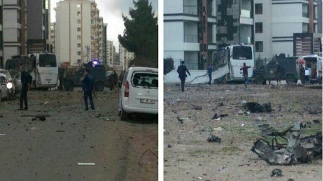 انفجار تروریستی در دیاربکر ترکیه