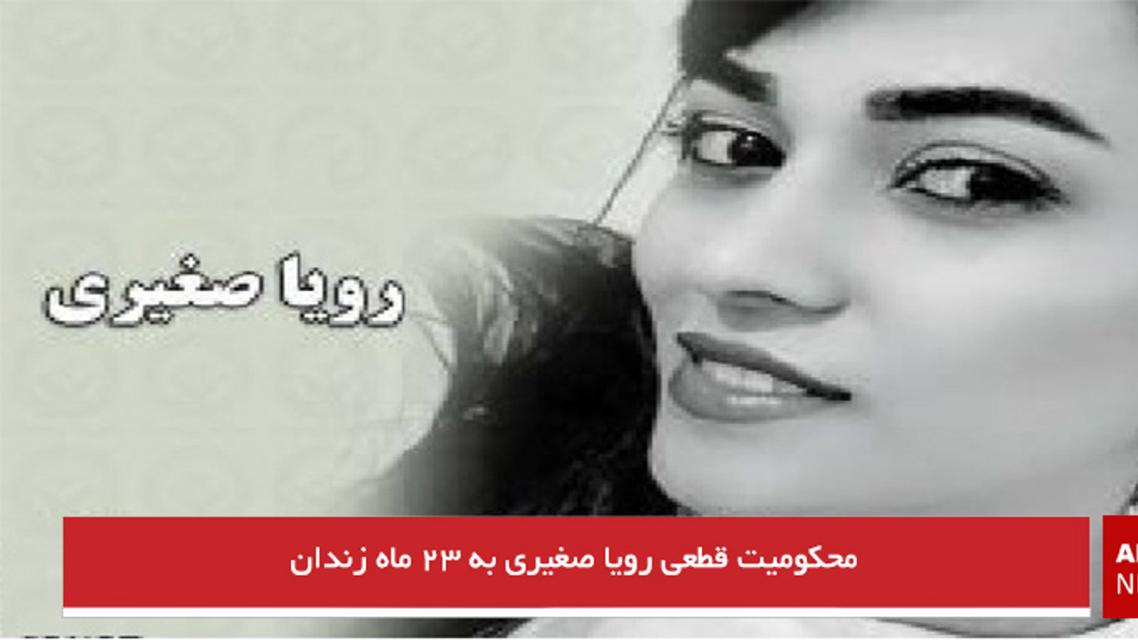 محکومیت قطعی رویا صغیری به ۲۳ ماه زندان