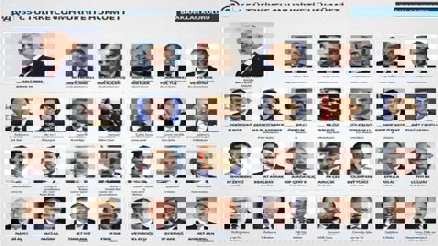 معرفی کابینه جدید ترکیه